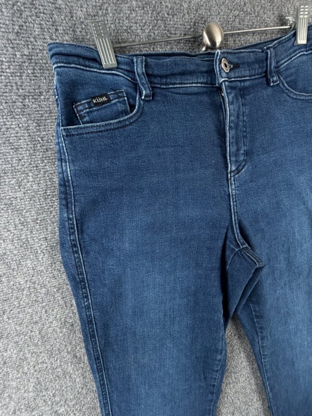Kuhl Women Jeans Blue Stretch Denim Size 10 Reg Indigo Dye 6447 ACTL 31X27.5 - Picture 2 of 16